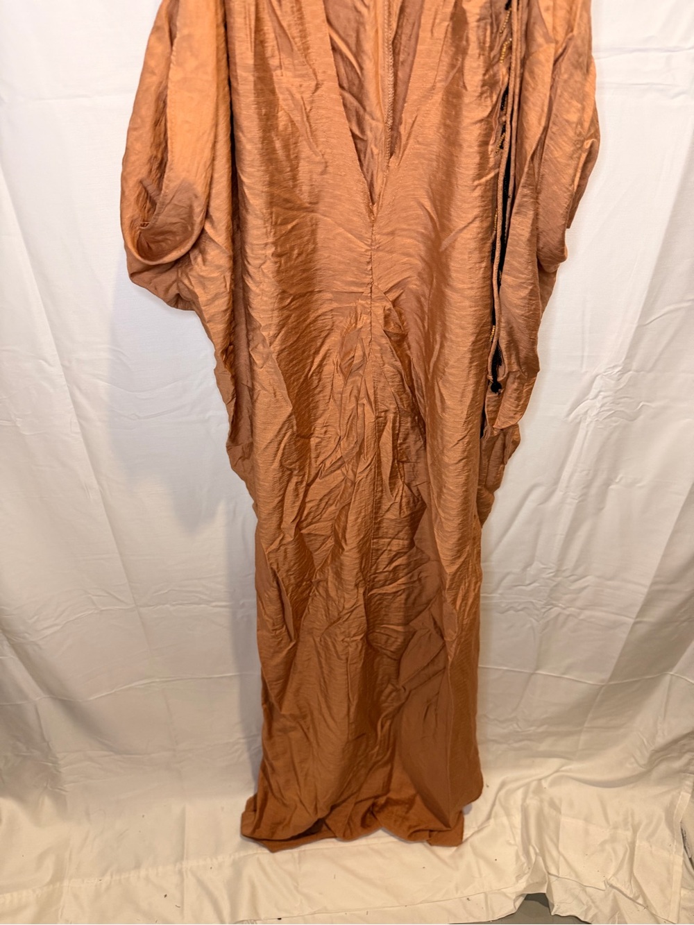 Zara Rust Brown Caftan style dress - Picture 6 of 9